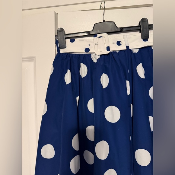 J. Crew Belted maxi skirt in polka dot NWT - Picture 6 of 13